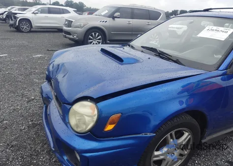 2002 Subaru Impreza Wrx из США, поврежденный, VIN JF1GG29652G835475